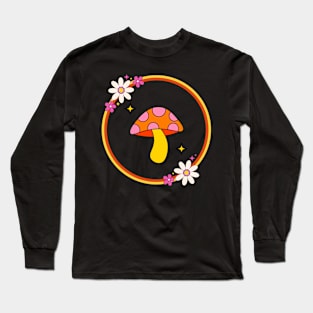 Groovy Mushroom Long Sleeve T-Shirt